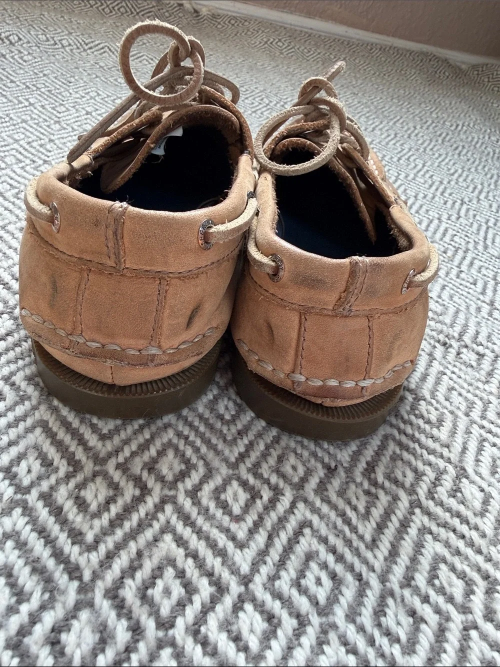 Sperry Kids Tan Suede Boat Shoes
